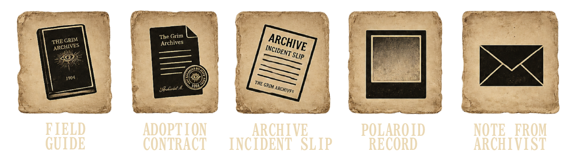 Documentation included with every adoption