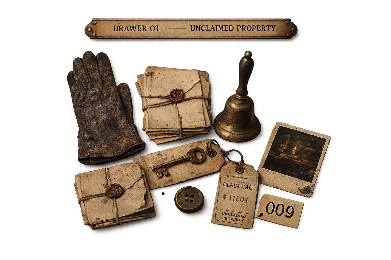 Contents of Drawer 01: Unclaimed Property