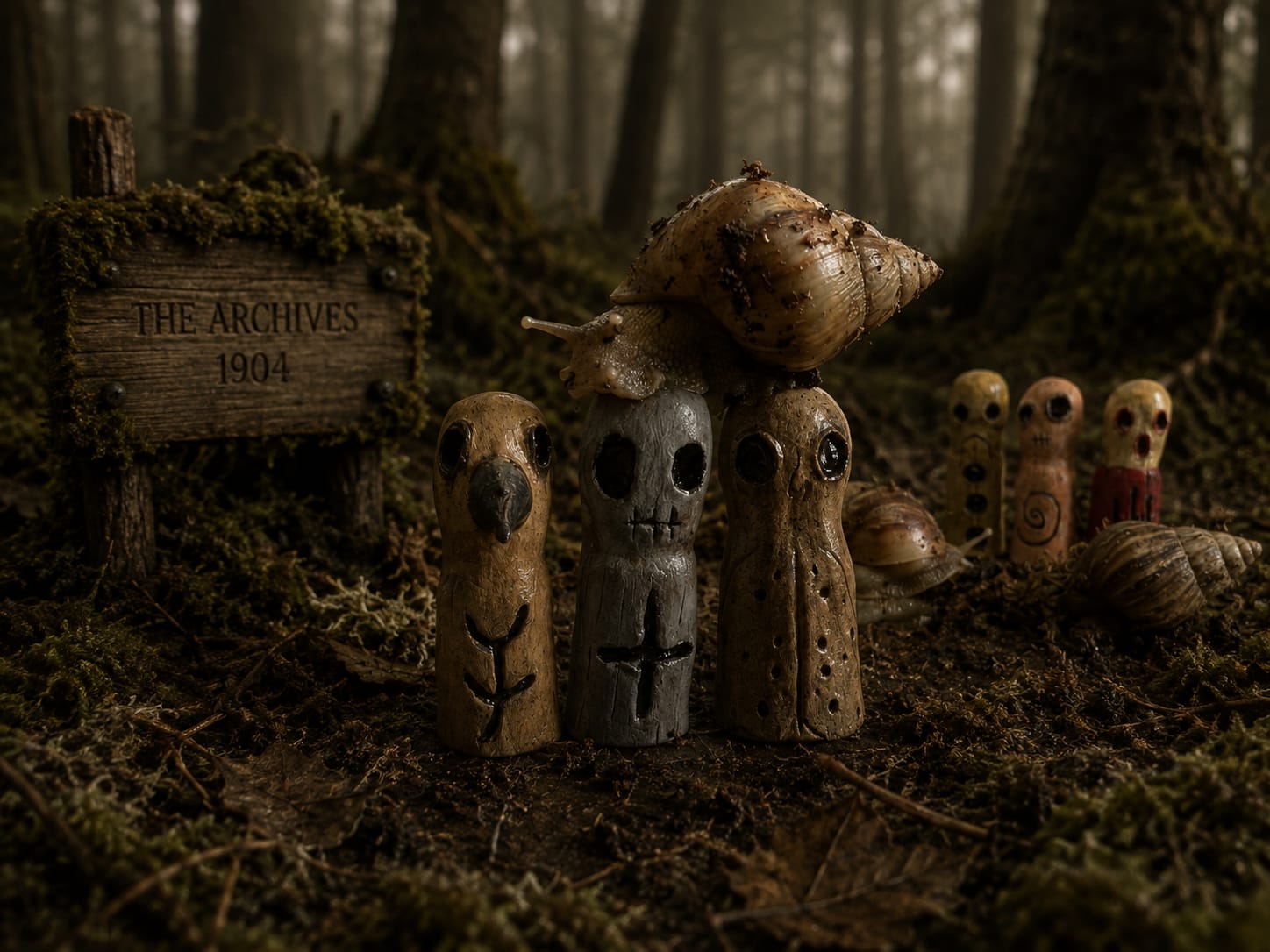 GRIM entities observed with woodland snails